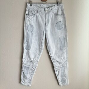 G-Star Raw Biwes Badge High Straight Ankle Jeans Womens 29 Light Wash D12861